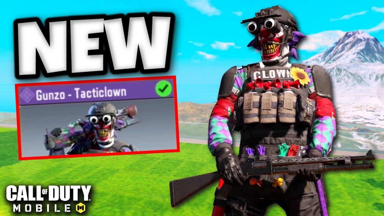 *NEW* GUNZO TACTICLOWN! | CALL OF DUTY MOBILE | SOLO VS SQUADS - YouTube