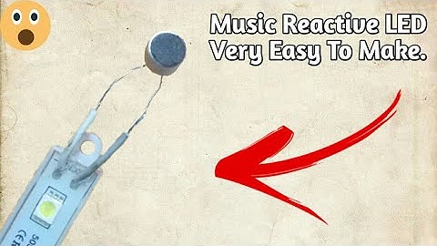 Music reactivate LED light Using D882 Transistor.