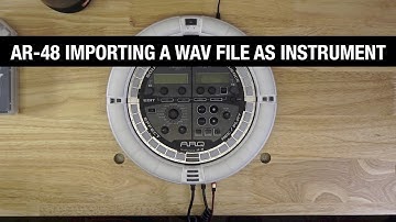 Zoom AR 48 - Import WAV file as Instrument
