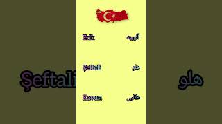 اسم 3میوه به ترکی🇹🇷#ترکیه#استانبول#یوتیوب#آموزش#یادگیری#زبان#جذاب#شیرین#معلم#کلاس#پیشرفت#ساده#کاربرد