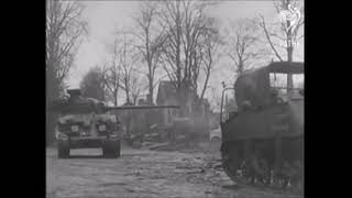 Slo-Mo B Squadron in action in Kleve 9th February 1945