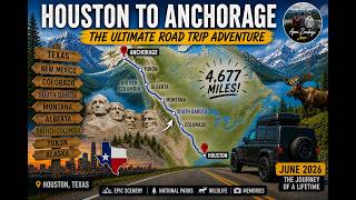Houston to Anchorage, Alaska 🇺🇸🇨🇦 | The Journey Begins | Part 2