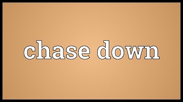 Chase down Meaning