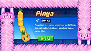 Snake Io 🐍 New Skin Pinya Unlocked! Epic SnakeIo Gameplay Snake Game Snake.Io screenshot 2