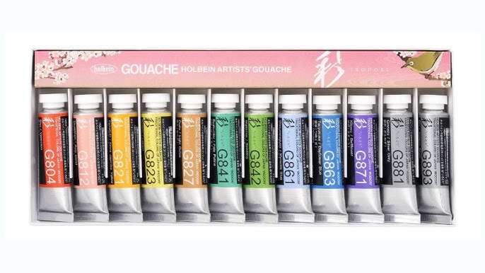 Sui Pastel Gouache Swatching