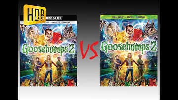 ▶ Comparison of Goosebumps 2: Haunted Halloween 4K HDR10 (2K DI) vs Regular Blu-Ray Edition