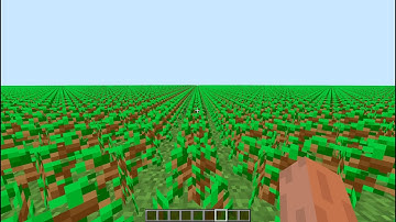 what if you create a world full of oak saplings?