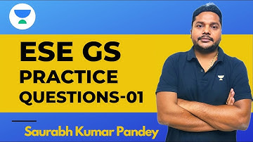 ESE GS Practice Questions-I | GATE & ESE | Saurabh Kumar Pandey #ese #gate& ese