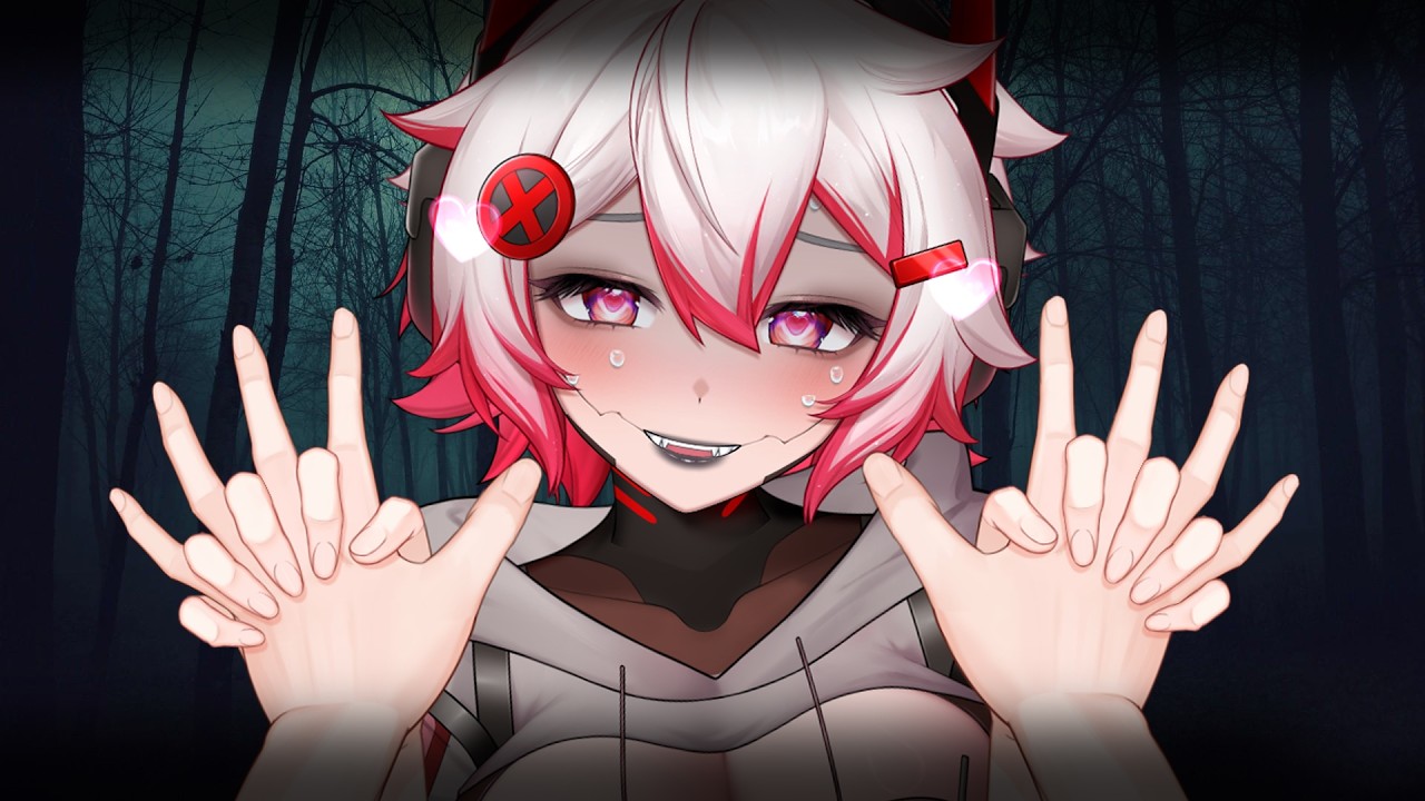 playing scary games...hold my hand