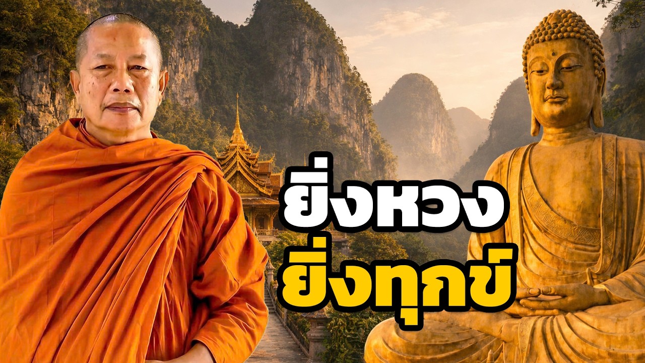 ยิ่งยึดยิ่งเจ็บยิ่งปล่อยยิ่งสบายใจทางพ้นทุกข์ที่แท้จริง ธรรมะคลายทุกข์ พระมหาบุญช่วย ปัญญาวชิโร