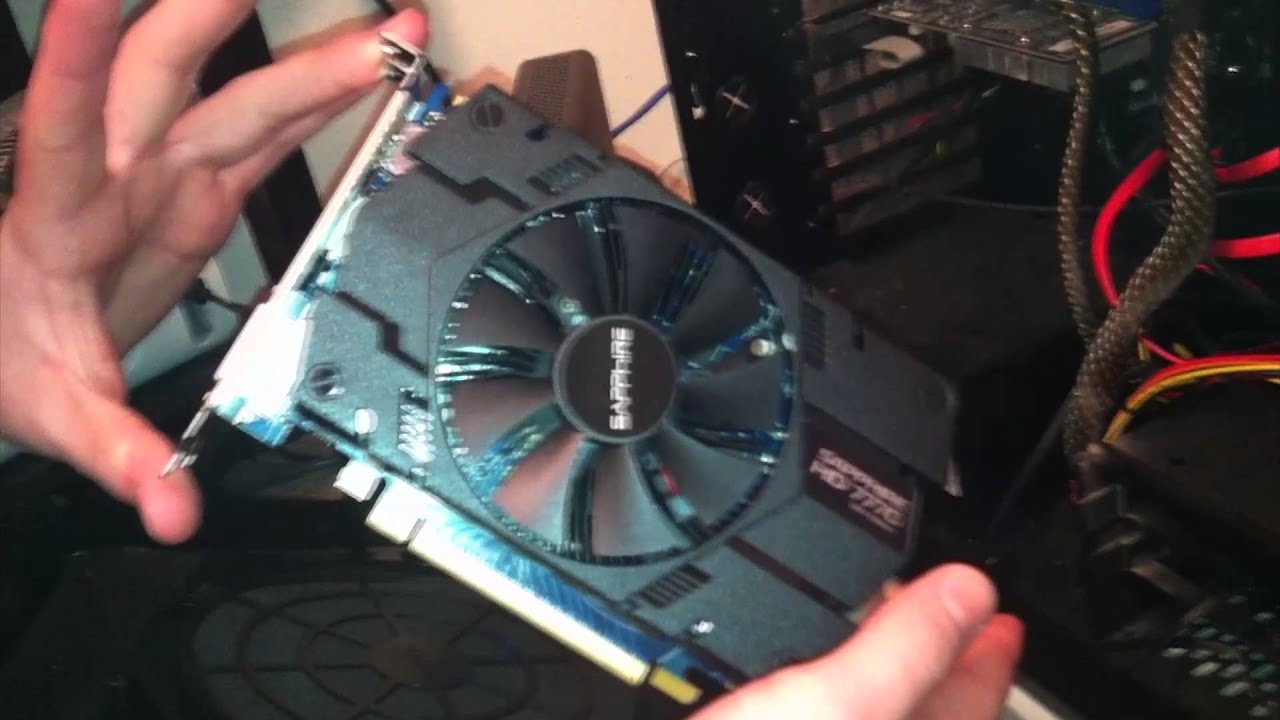Sapphire Radeon Hd 7770 Ghz Edition Unboxing And Installation Youtube