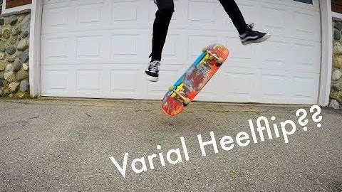 Learning Varial Heelflips!
