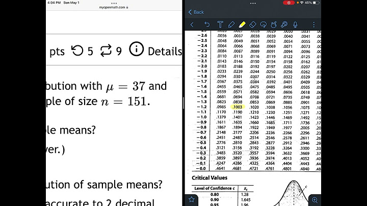 Statistics chapter 5 test answer Key