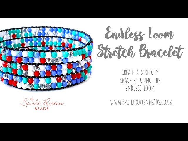 ENDLESS LOOM™, Beading Loom, Wrap bracelet, Portable Travel Size, Easy to  Assemble, Travel Roll up Case