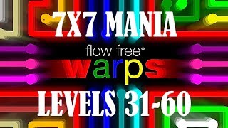 Flow Free Warps 7x7 Mania Levels 31-60 screenshot 5