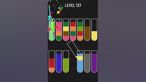 Water Sort Puzzle Level 137 Walkthrough Solution iOS/Android