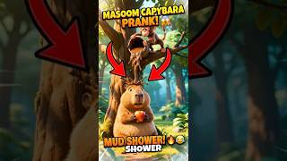 monkey prank to shower 🐒#monkey #ai #viral