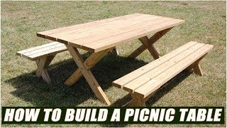 Going on a picnic? Or you know anybody who is going on a picnic? Well, discover how to build a picnic table bench and make your 
