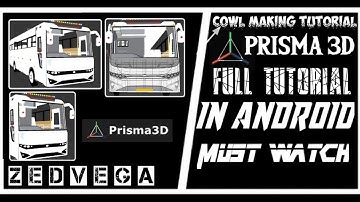 zed Vega 3d model in Prisma 3d cowl making tutorial by a1 andro gaming