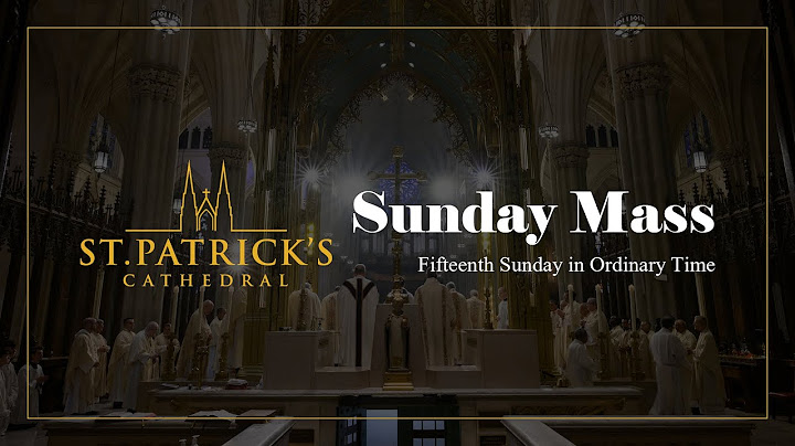 Sunday Mass - July 13th 2025
