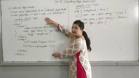 CBSE CA(Computer Application) Class-10 Ch-5 Cascading Style Sheets (CSS) Part-6