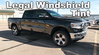 Legally Tinted My Windshield! 2019 Ram 1500!