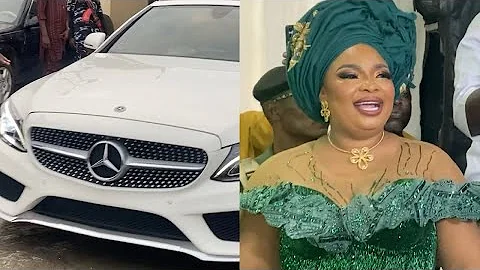 ACTRESS BAKARE SURPRISE HER MOM WITH MULTI MILLIONAIRE CAR AT HER MOM 70TH BIRTHDAY CELEBRATION 