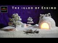 How to make Igloo, Village of the Eskimos, Plaster Paris craft ideas, Igloo making tips and tricks.