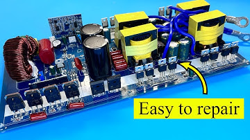 hoe u een 12v 6000w-omvormer stap voor stap kunt repareren, veel voorkomende storing in mosfet