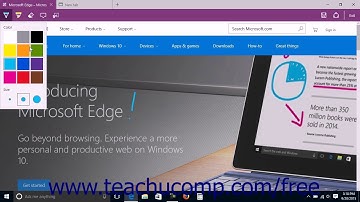 Windows 10 Tutorial Make a Web Note in Microsoft Edge Microsoft Training