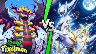 LUCKY PIXELMON | SÓ VALEM LENDÁRIOS! ARCEUS vs GIRATINA no MINECRAFT