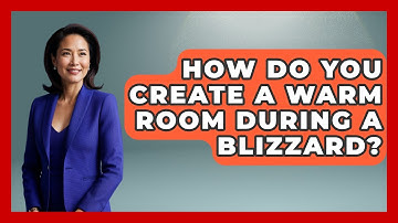 How Do You Create A Warm Room During A Blizzard? - Weather Watchdog