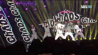 ChAOS [Kiss Kiss] @SBS Inkigayo Popular song 20120923