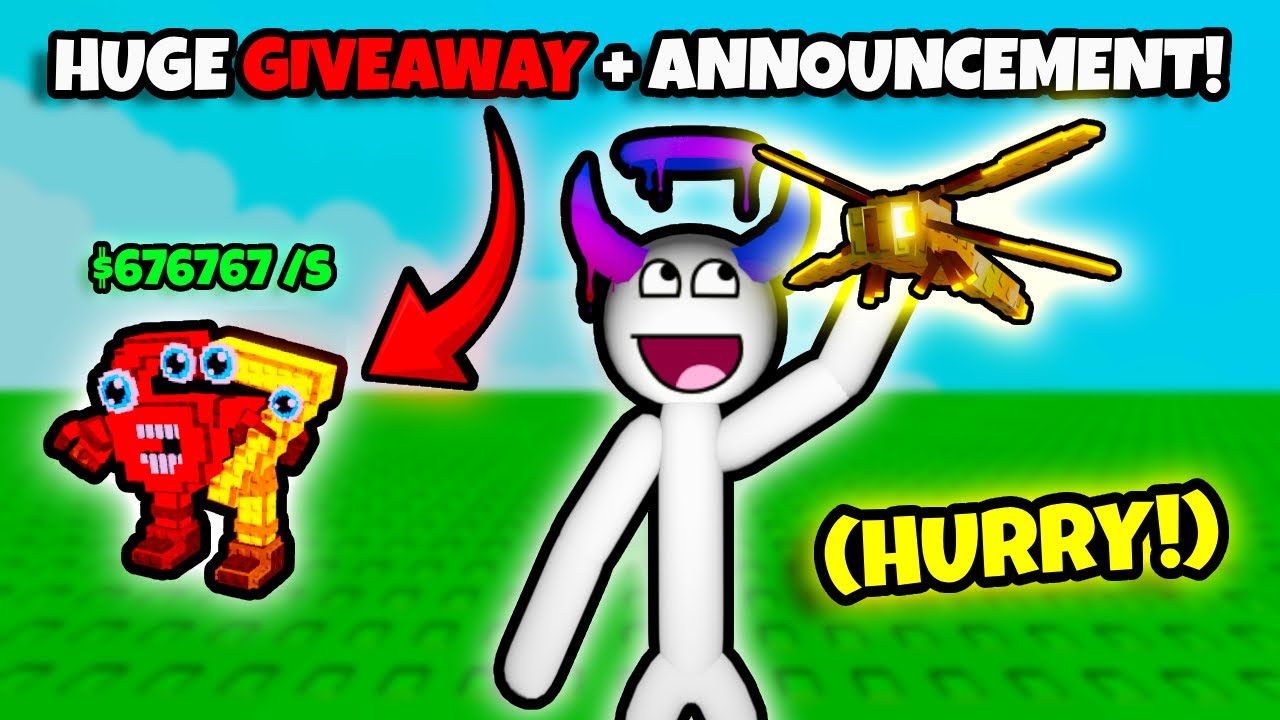 HUGE Roblox Giveaway Channel Update How To Get FREE Brainrots 