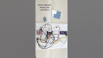 Max7219 ic with seven segment display     #electronics #diy #max7219 #sevensegmentdisplay #arduino