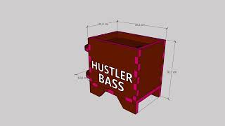 3D проект сабвуфера Hustler