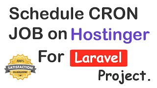 how to schedule the cron job on hostinger for laravel project | run cron job on hostinger