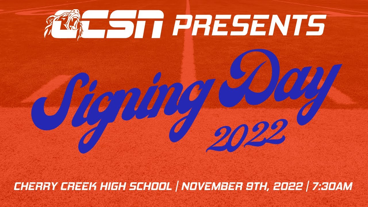 cherry-creek-high-school-signing-day-november-9th-2022-youtube