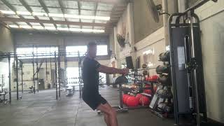 Standing Cable Row demonstration