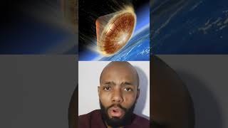 Nave espacial entrando a la tierra