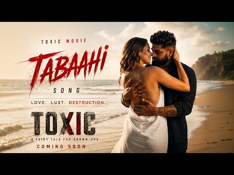 TOXIC : Tabaahi video song | Yash | Kiara | Nayanthara | Geetu mohandas | Jax production 