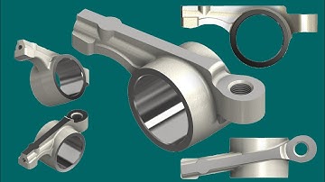 Tutorial Inventor - 168 ROCKER ARM - SINGLE