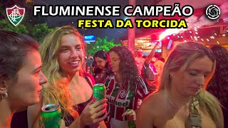 🇧🇷 Fluminense Champion! — Fans Party — Libertadores Cup | Rio De Janeiro 【 4K Uhd 】