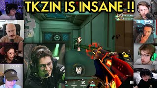 Full Valorant Streamers React To LOUD TKZIN INSANE ACE vs EDG At VCT Champions News