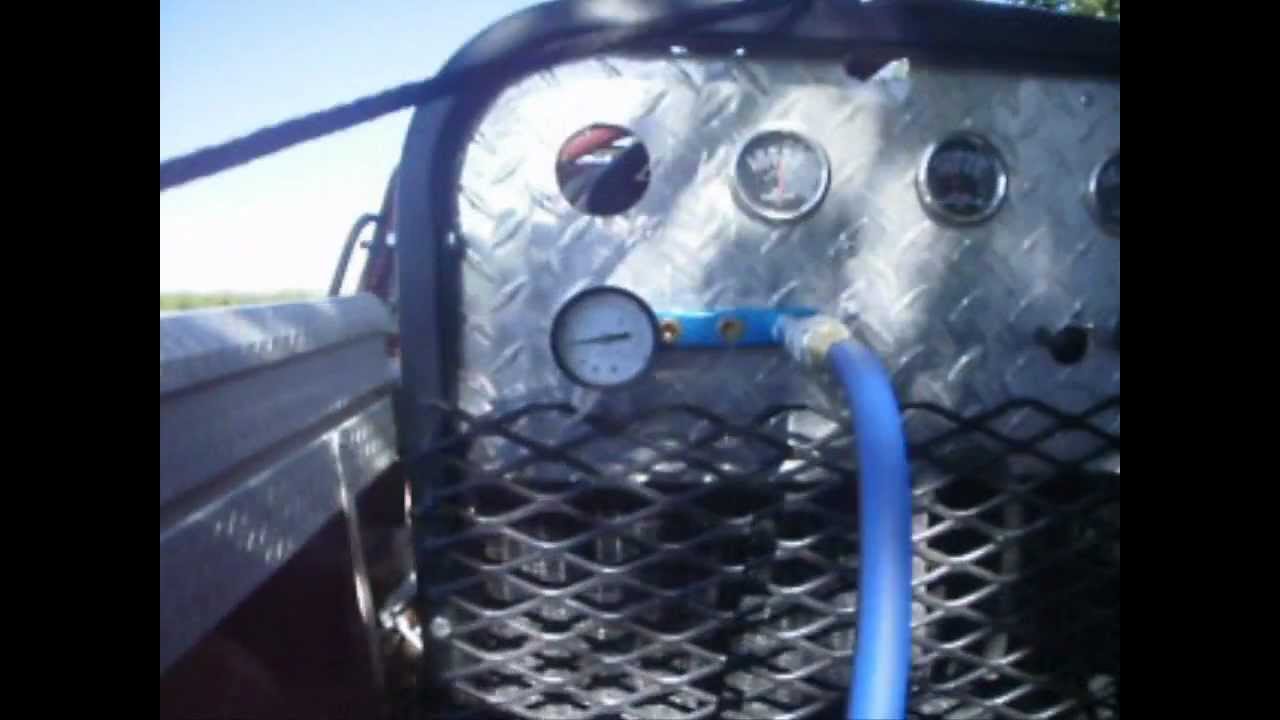 Homemade portable dc arc welder with york 210 air compressor onboard