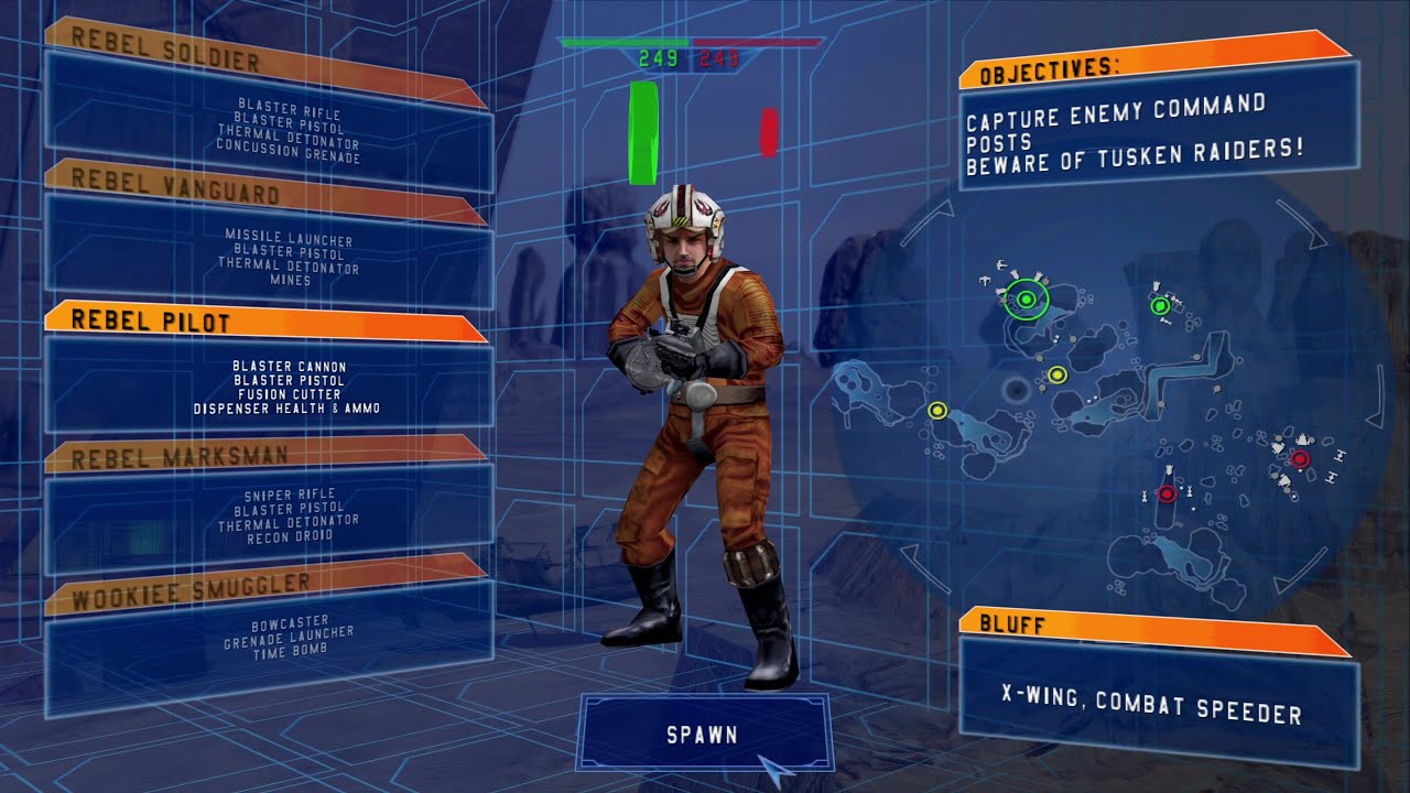 Star Wars Battlefront (2004): Instant Action: Dune Sea: The Rebel Alliance