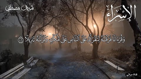 وبالحق أنزلناه وبالحق نزل تلاوة تشعرك بالسعادة كلما سمعتها روائع القارئ شريف مصطفي❤️حالات واتس اب ❤️