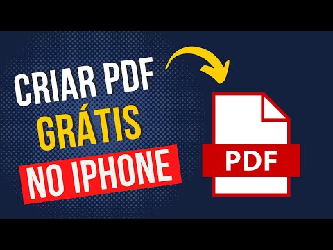 CRIAR ARQUIVO PDF NO IPHONE (Muito Fácil) | COMO FAZER PDF NO iOS