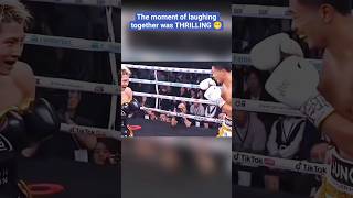 Naoya Inoue and Junto Nakatani shared a brief laugh 💀 #boxing