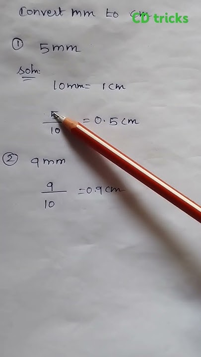 tnpsc-maths-millimetre-convert-to-centimetre-mm-to-cm-shorts